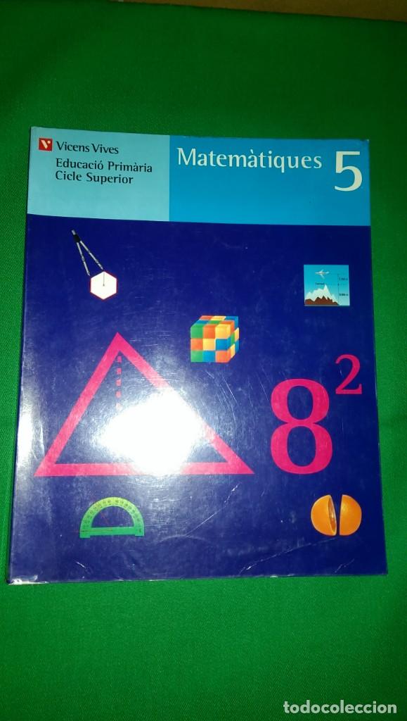 Libros de segunda mano: LIBRO MATEM&Aacute;TICAS 5&ordm; PRIMARIA VICENS VIVES (CATAL&Aacute;N) - Foto 1