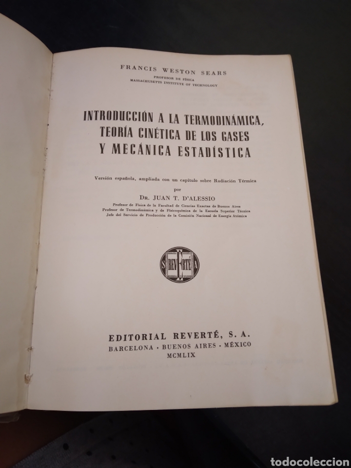 Libros de segunda mano: Termodin&aacute;mica - Foto 4