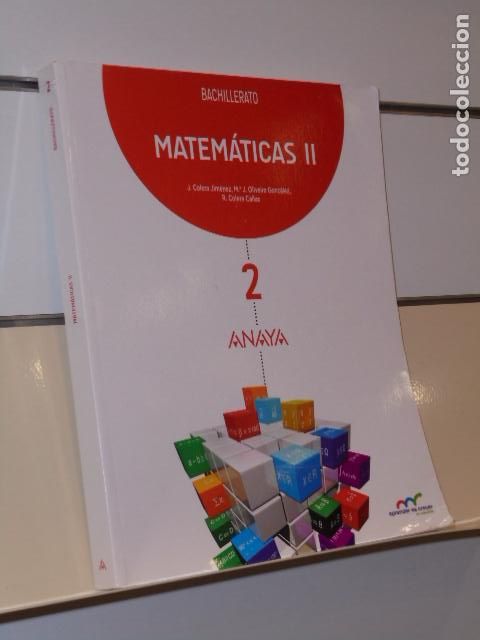 Libros de segunda mano: MATEMATICAS II BACHILLERATO ANAYA 2020 - Foto 1