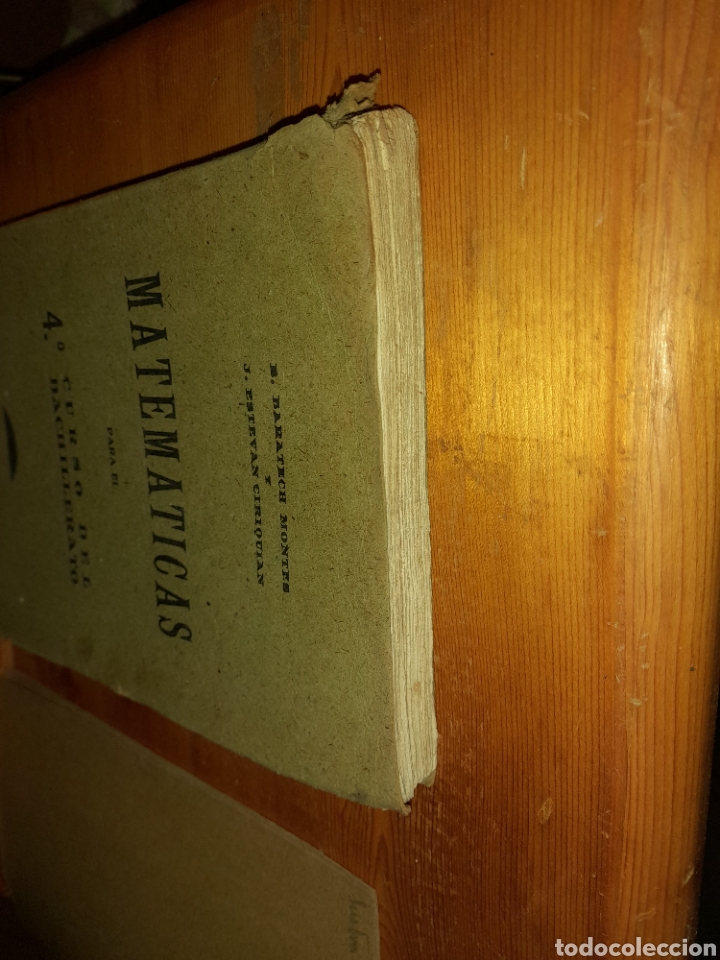 Libros de segunda mano: MATEMATICAS PARA EL 4 CUARTO CURSO DEL BACHILLERATO 1941 CON PROGRAMA BARATECH CIRIQUIAN - Foto 4