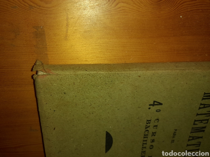 Libros de segunda mano: MATEMATICAS PARA EL 4 CUARTO CURSO DEL BACHILLERATO 1941 CON PROGRAMA BARATECH CIRIQUIAN - Foto 6