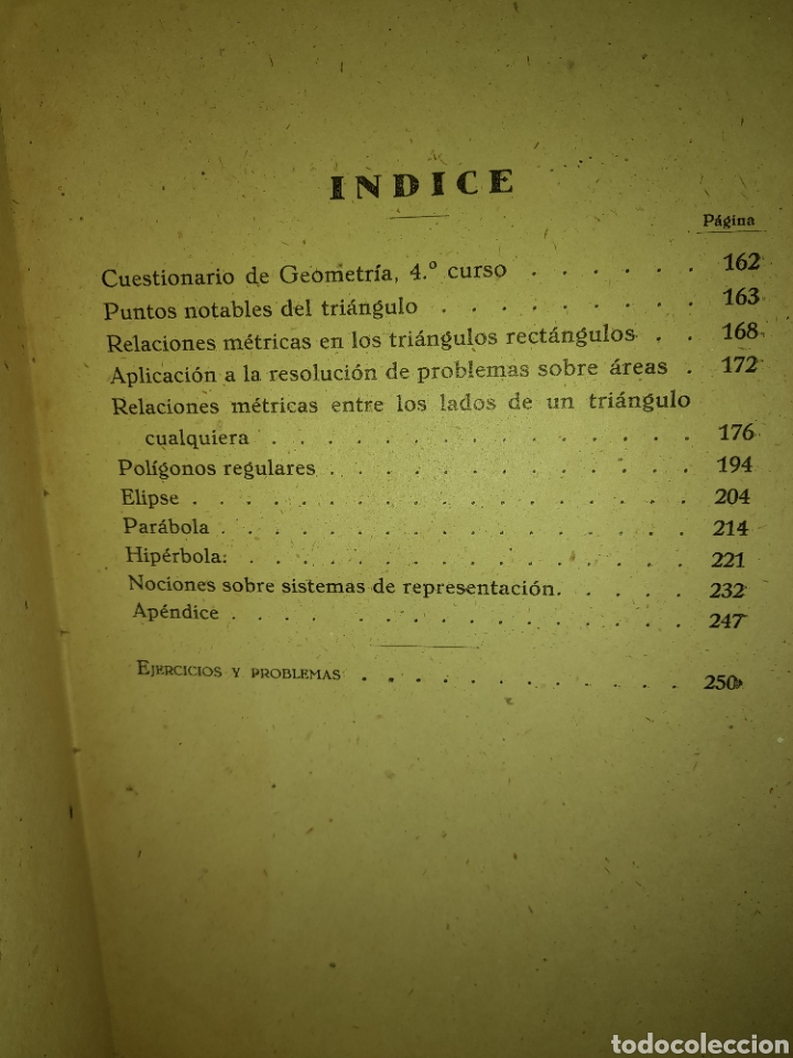 Libros de segunda mano: MATEMATICAS PARA EL 4 CUARTO CURSO DEL BACHILLERATO 1941 CON PROGRAMA BARATECH CIRIQUIAN - Foto 12