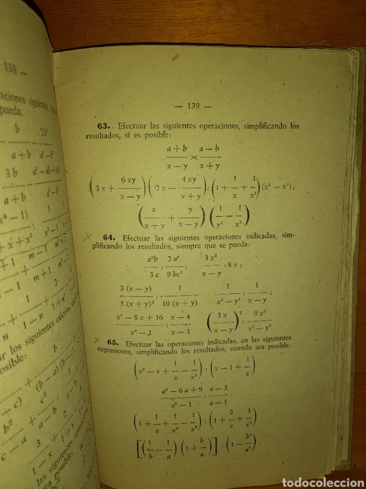Libros de segunda mano: MATEMATICAS PARA EL 4 CUARTO CURSO DEL BACHILLERATO 1941 CON PROGRAMA BARATECH CIRIQUIAN - Foto 14