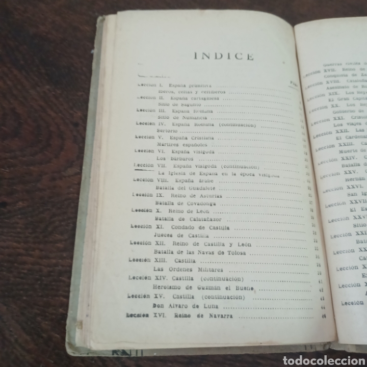 Libros de segunda mano: HISTORIA DE ESPA&Ntilde;A ( PRIMER GRADO ) EDICIONES BRU&Ntilde;O 1944 - Foto 6