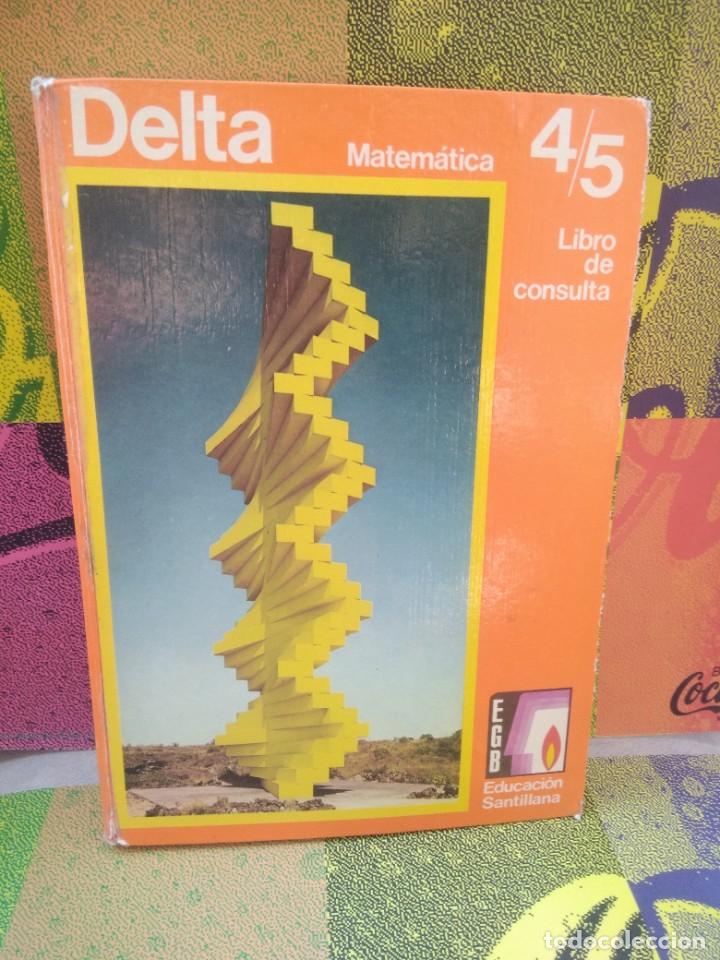 Libros de segunda mano: Libro Texto Delta Matematica 4/5 libro de consulta santillana - Foto 2