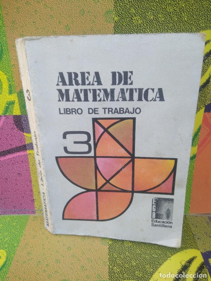 Libros de segunda mano: Libro Texto Area de matematica libro de trabajo 3 EGB Santillana - Foto 1