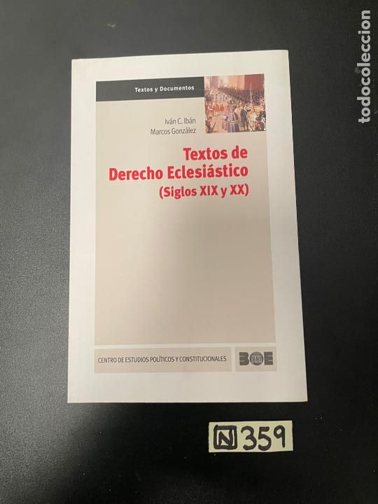 Libros de segunda mano: Textos de derecho eclesi&aacute;stico - Foto 1