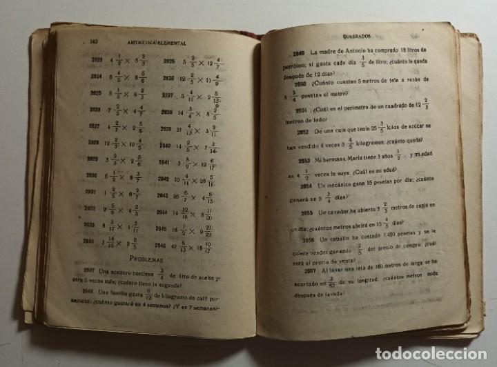 Libros de segunda mano: TRATADO DE ARITMETICA ELEMENTAL, PRIMER GRADO - BRU&Ntilde;O - 1958 - Foto 3