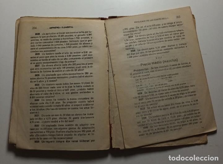 Libros de segunda mano: TRATADO DE ARITMETICA ELEMENTAL, PRIMER GRADO - BRU&Ntilde;O - 1958 - Foto 5