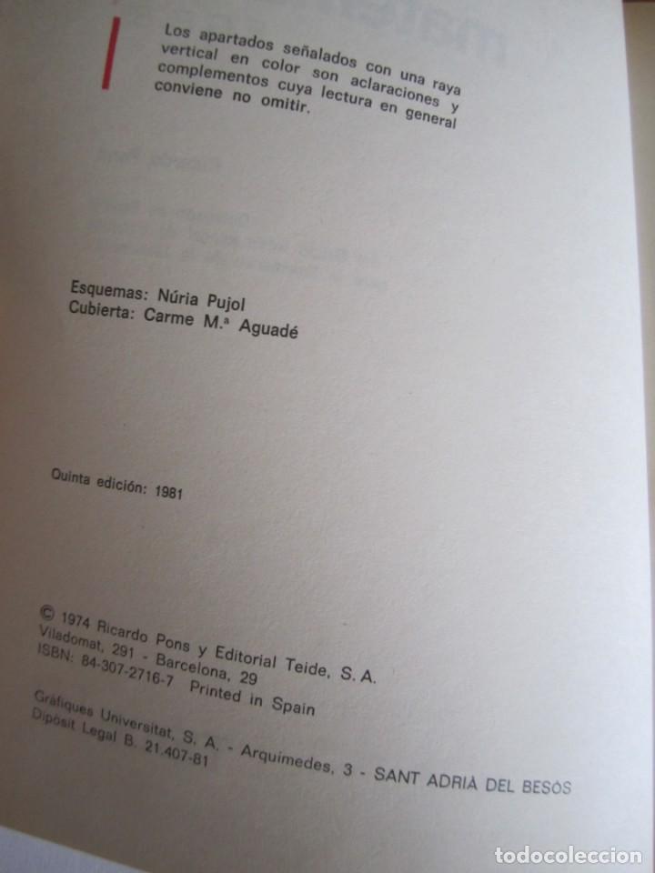 Libros de segunda mano: libro matematica ricardo pons 8&ordm;educacion general basica teide - Foto 2