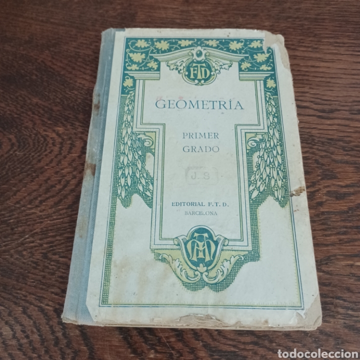 Libros de segunda mano: GEOMETRIA ( PRIMER GRADO ) F.T.D. FTD - Foto 1