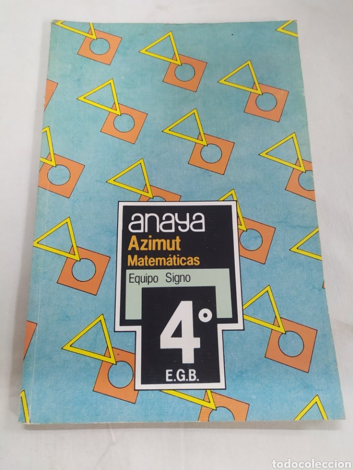 Libros de segunda mano: Azimut Matem&aacute;ticas 4 EGB de Anaya - Foto 1