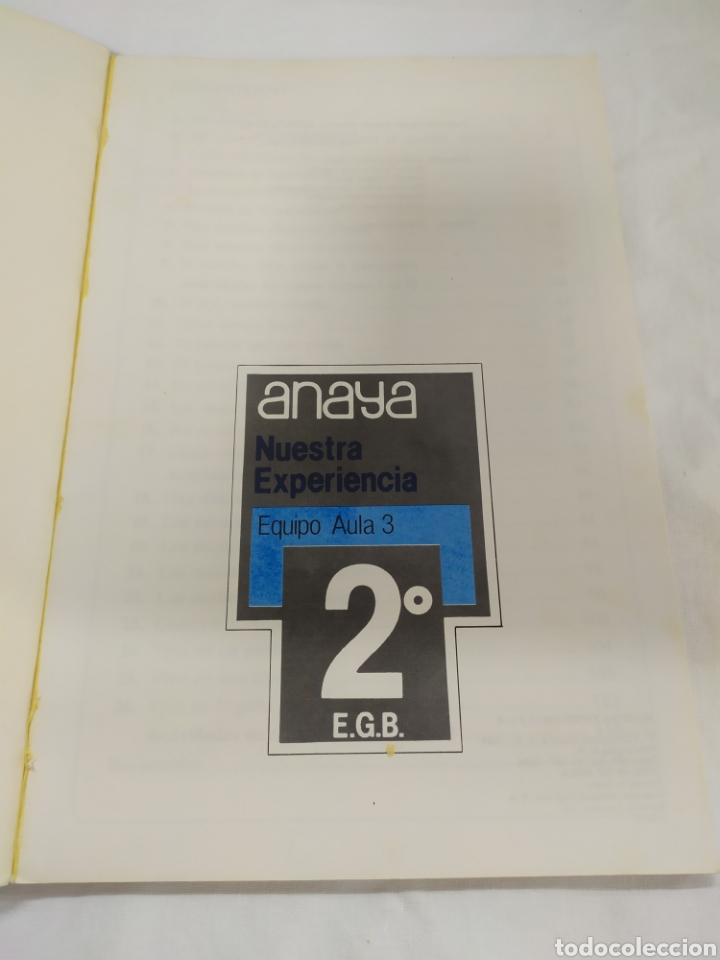 Libros de segunda mano: Nuestra Experiencia 2 EGB de Anaya - Foto 3