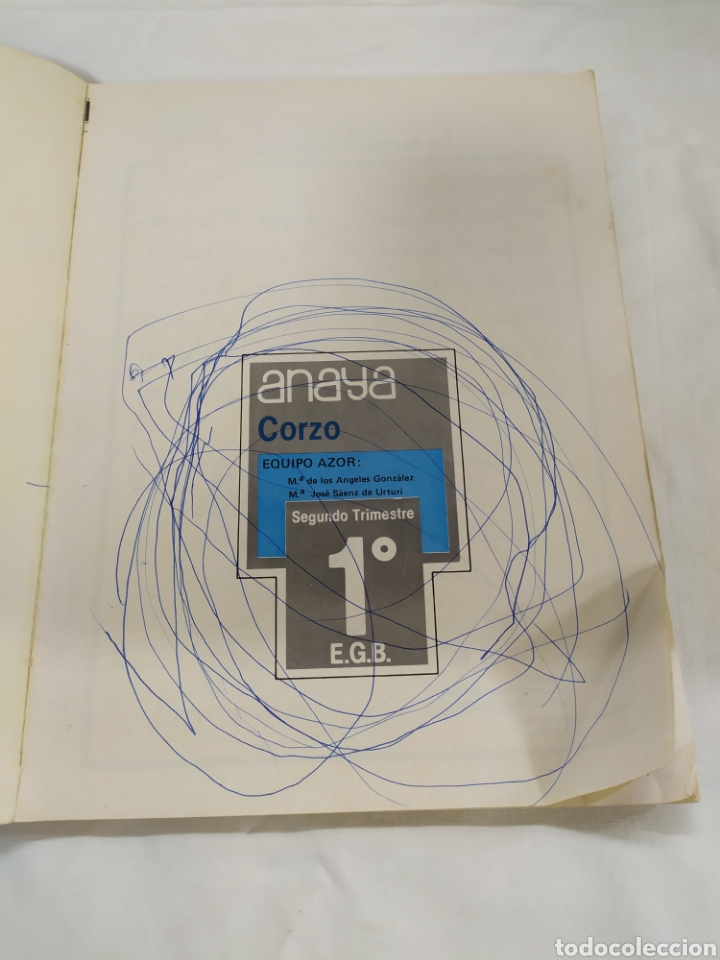 Libros de segunda mano: Corzo 1 EGB de Anaya - Foto 3