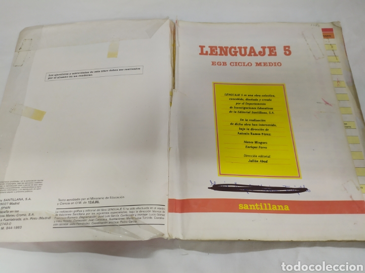 Libros de segunda mano: Lenguaje 5 EGB de Santillana - Foto 3