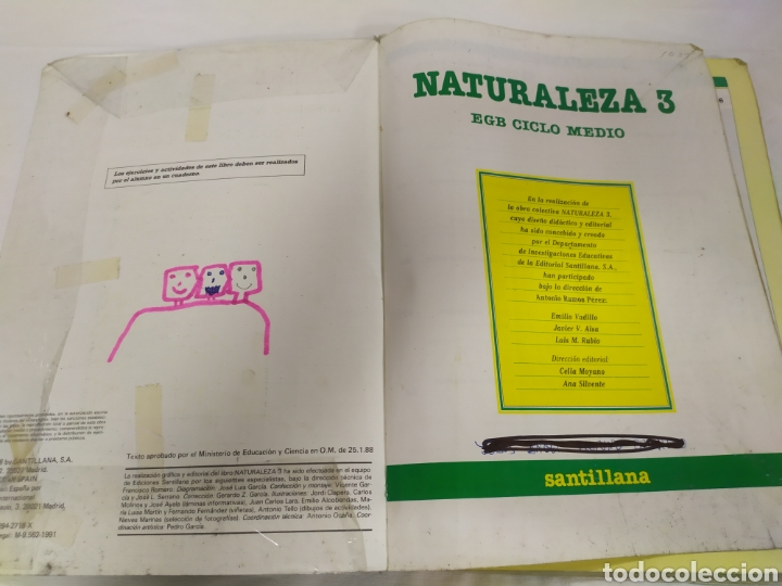 Libros de segunda mano: Naturaleza 3 EGB de Santillana - Foto 3