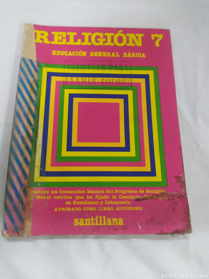 Libros de segunda mano: Religi&oacute;n 7 EGB de Santillana - Foto 1
