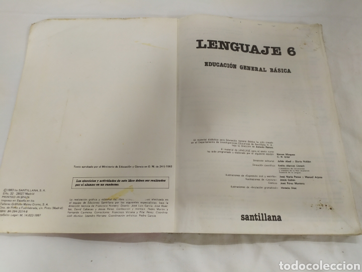 Libros de segunda mano: Lenguaje 6 EGB de Santillana - Foto 3