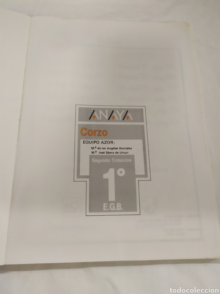 Libros de segunda mano: Corzo 1 EGB de Anaya - Foto 3