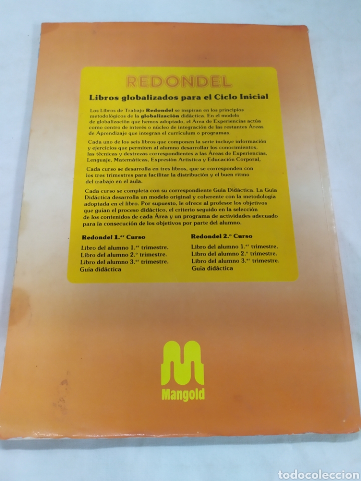 Libros de segunda mano: Redondel Segundo trimestre 1 EGB de Mangold - Foto 2