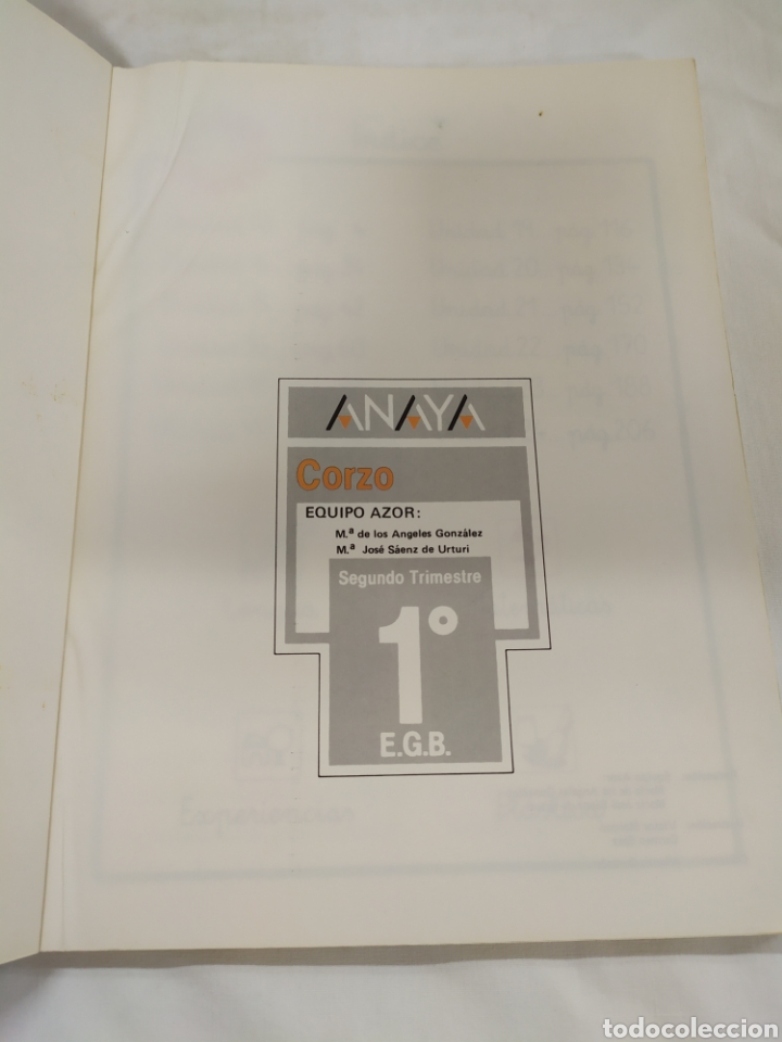 Libros de segunda mano: Corzo Segundo trimestre 2 EGB de Anaya - Foto 3