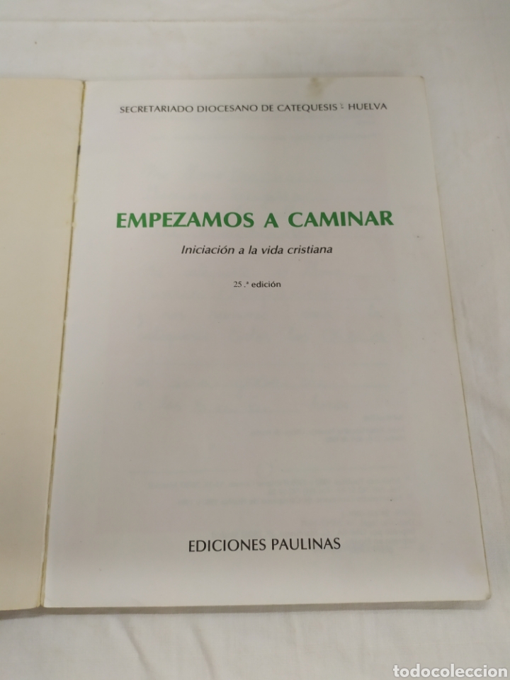 Libros de segunda mano: Empezamos a caminar de Ediciones Paulinas - Foto 3