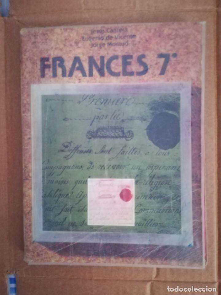 Libros de segunda mano: Libro de texto frances 7&ordm; anaya 1977 ** - Foto 1