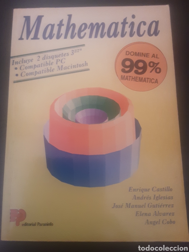 Libros de segunda mano: Mathematica. Domine al 99% mathematica. -E.Castillo, A.Iglesias, J.M.Guti&eacute;rrez, E.&Aacute;lvarez, A.Cobo- - Foto 1