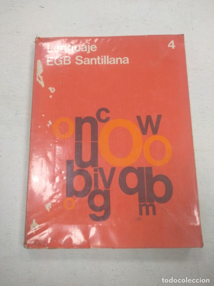 Libros de segunda mano: LIBRO LENGUAJE SANTILLANA 4 EGB EST7 - Foto 1