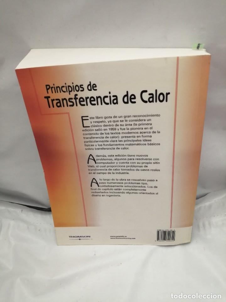 Libros de segunda mano: PRINCIPIOS DE TRANSFERENCIA DE CALOR (SEXTA EDICI&Oacute;N) - Foto 2