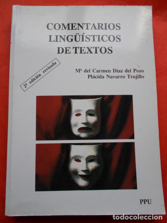 Libros de segunda mano: COMENTARIOS LING&Uuml;ISTICOS DE TEXTOS - Foto 1