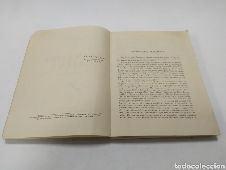 Libros de segunda mano: Gram&aacute;tica griega, Ediciones Ariel - Foto 3