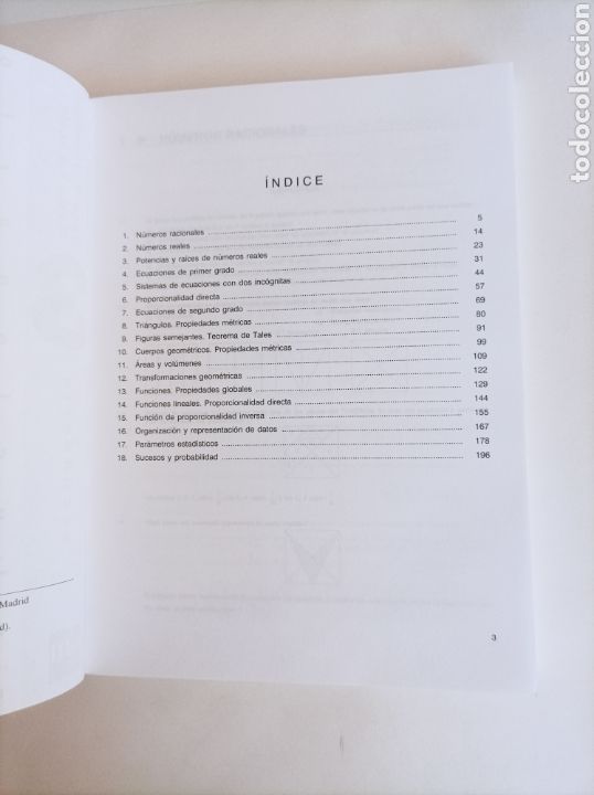 Libros de segunda mano: SIGMA, MATEM&Aacute;TICAS. 3 Secundaria + Solucionario - Foto 10