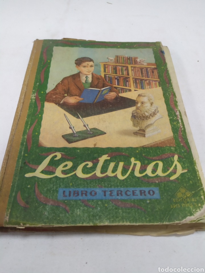 Libros de segunda mano: Lecturas graduadas, libro tercero, Edelvives, 1949 - Foto 1
