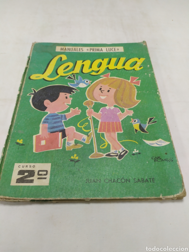 Libros de segunda mano: Lengua, curso segundo, Editorial Prima Luce, 1966 - Foto 1