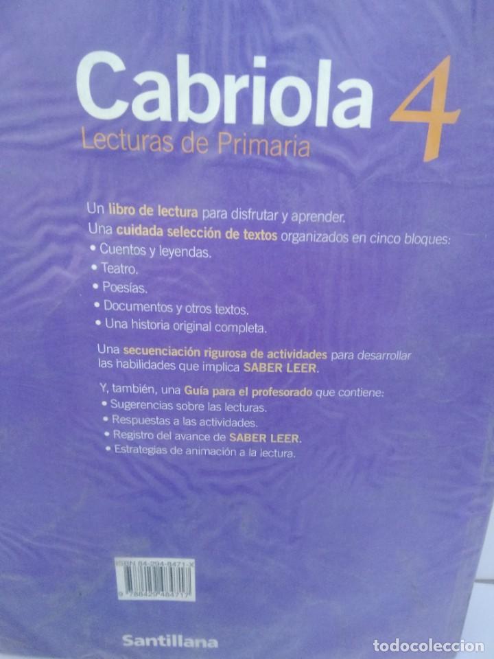Libros de segunda mano: Libro Texto Cabriola lecturas de primaria 4 Santillana - Foto 5