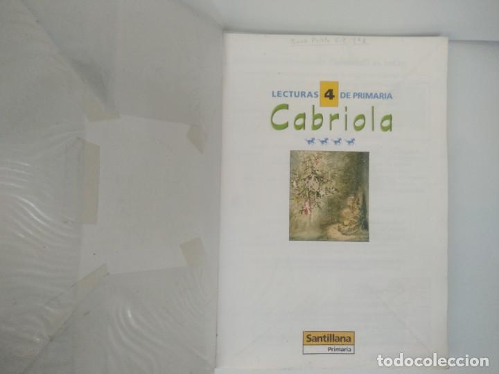 Libros de segunda mano: Libro Texto Cabriola lecturas de primaria 4 Santillana - Foto 6