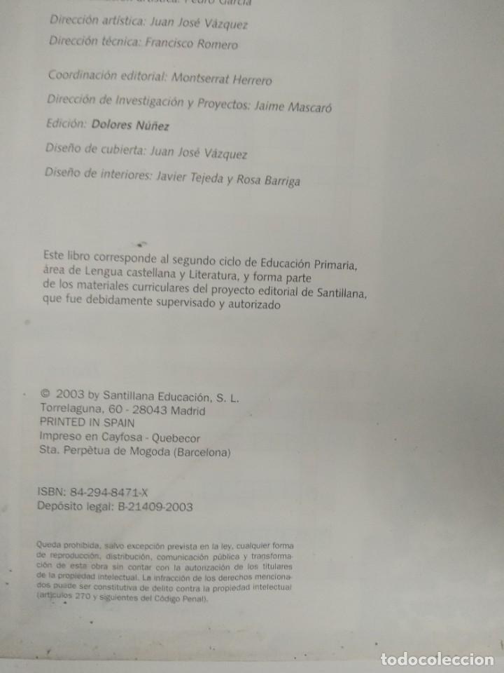 Libros de segunda mano: Libro Texto Cabriola lecturas de primaria 4 Santillana - Foto 12