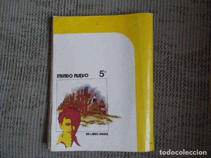 Libros de segunda mano: NUESTRO MUNDO 5&ordm; ANAYA EGB - Foto 2