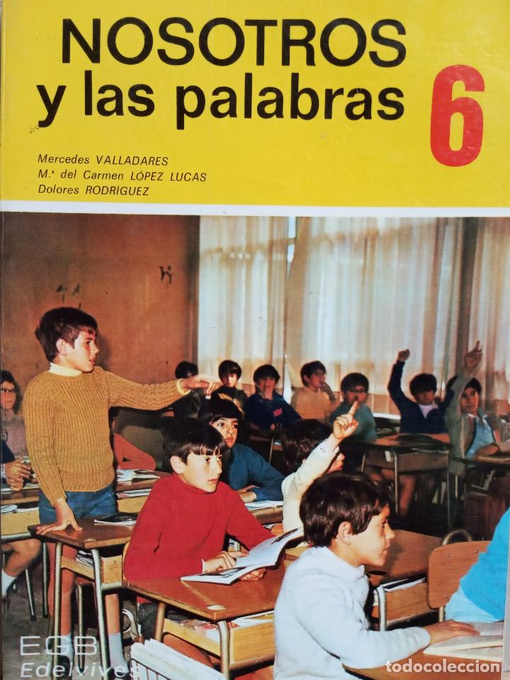 Libros de segunda mano: NOSOTROS Y LAS PALABRAS - 6&ordm; E.G.B. - EDELVIVES - Foto 1