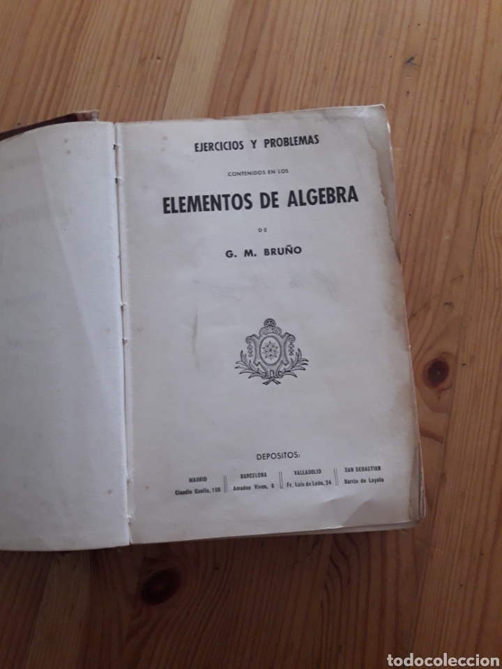Libros de segunda mano: Elementos de algebra Solucionario Ediciones Bru&ntilde;o - Foto 3