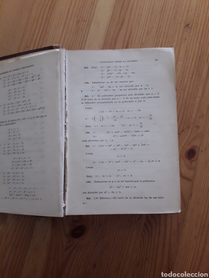 Libros de segunda mano: Elementos de algebra Solucionario Ediciones Bru&ntilde;o - Foto 4