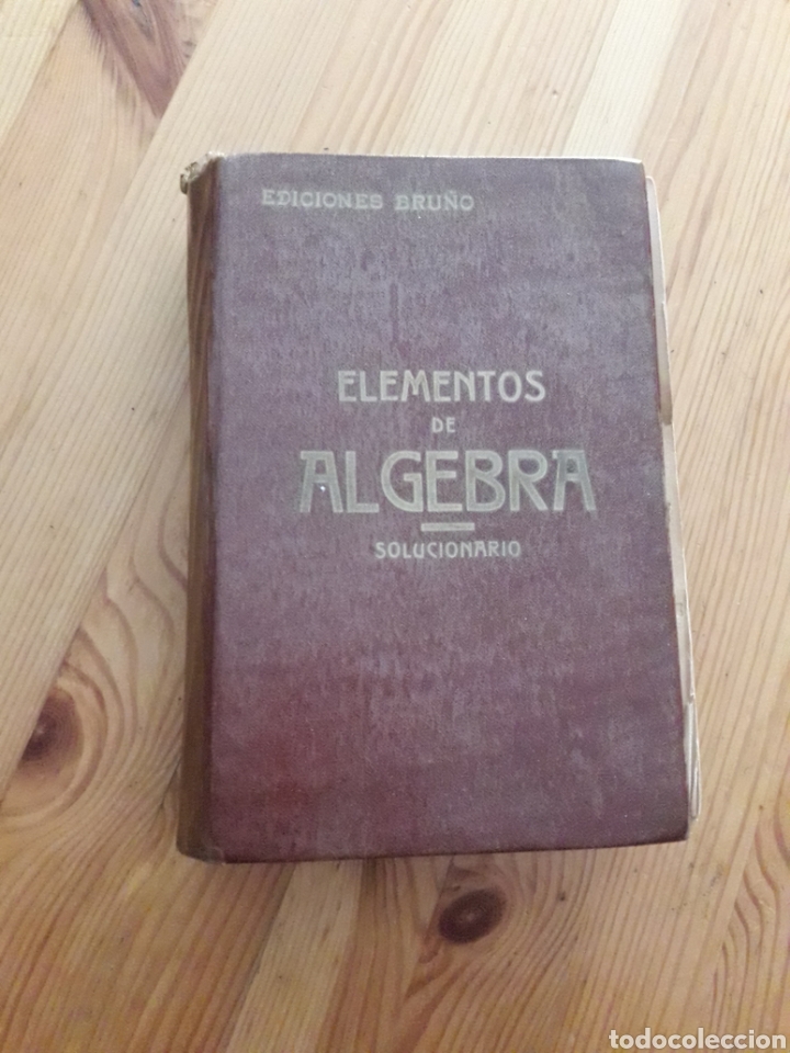 Libros de segunda mano: Elementos de algebra Solucionario Ediciones Bru&ntilde;o - Foto 1