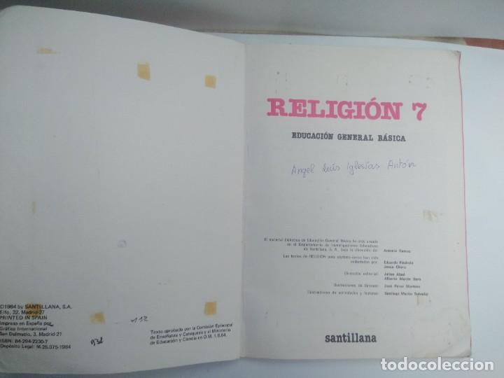 Libros de segunda mano: Libro Religion 7 EGB Santillana - Foto 4