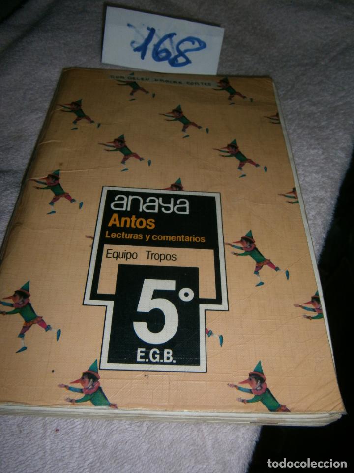 Libros de segunda mano: ANTIGUO LIBRO DE TEXTO - LECTURAS Y COMENTARIOS 5&ordm; EGB - Foto 1