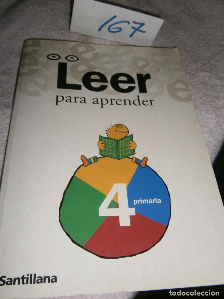 Libros de segunda mano: ANTIGUO LIBRO DE TEXTO - LEER PARA APRENDER 4&ordm; - Foto 1