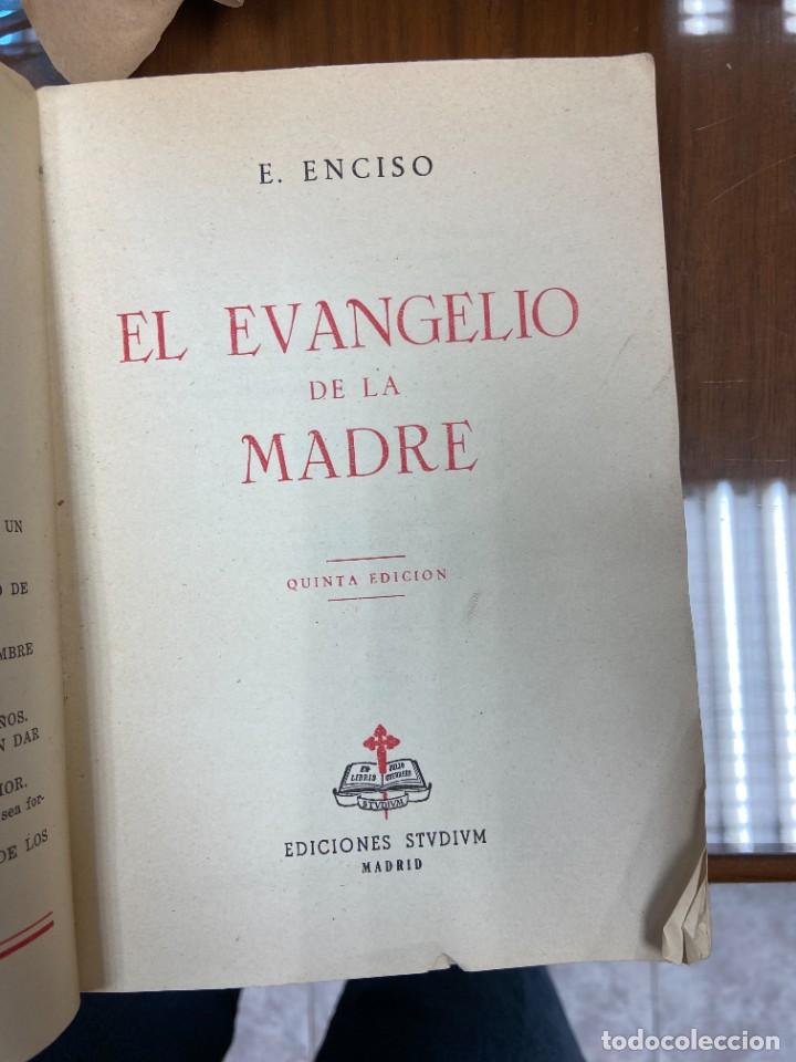 Libros de segunda mano: EL EVANGELIO DE LA MADRE - E.ENCISO - STVDIVM - Foto 1