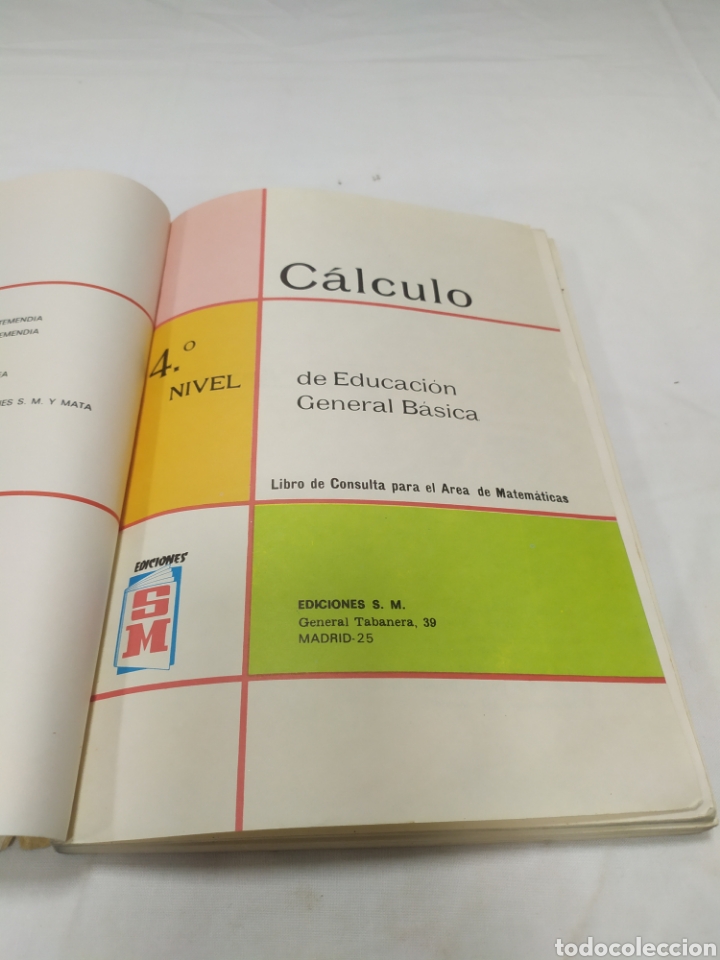 Libros de segunda mano: C&aacute;lculo 4 EGB, editorial SM, 1973 - Foto 3