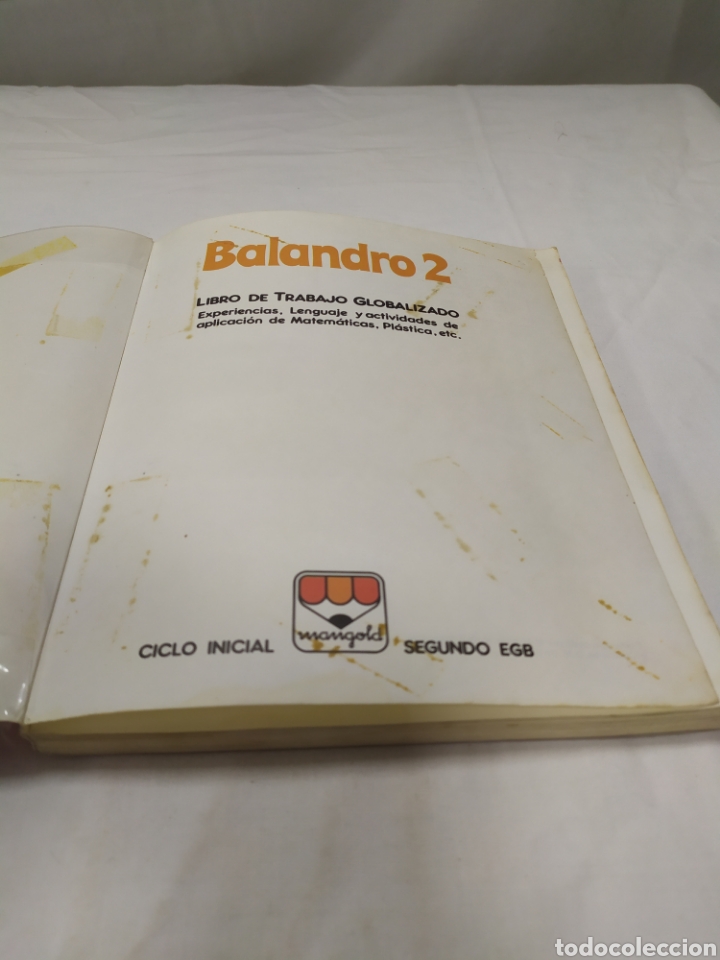 Libros de segunda mano: Balandro 2, segundo EGB, Editorial Mangold, 1981 - Foto 3