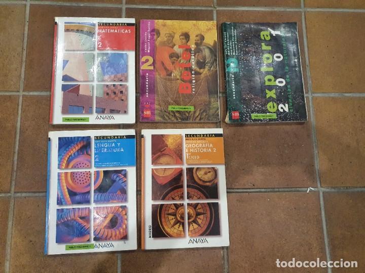 Libros de segunda mano: Lote 1183. 5 libros de 2&ordm; de Secundaria, Anaya y SM - Foto 1